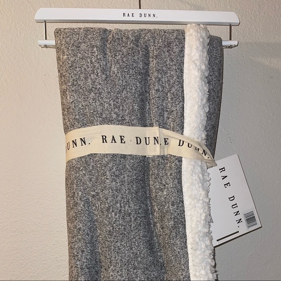 Rae Dunn Throw Blanket BLESSED - Picture 2 of 4